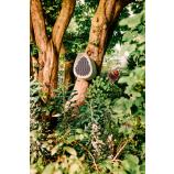 Vabzdžių viešbutis „Essential bee hotel“, pluoštinis, pilkos spalvos, 18 cm