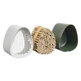 Vabzdžių viešbutis „Essential bee hotel“, pluoštinis, pilkos spalvos, 18 cm