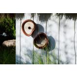 Paukščių lesyklėlė/gėrimo indas „Organic“ kaštainio rudos spalvos, 25 cm