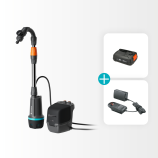 „Gardena“ akumuliatorinis siurblys statinei „2400 ComfAuto 18V P4A“ rinkinys