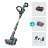 „Gardena“ akumuliatorinis universalus valymo įrenginys „AquaBrush patio 03/18V P4A“ rinkinys