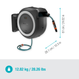 „Gardena“ akumuliatorinė sieninė dėžė „PowerRoll XXL“, komplektas, 40 m, balta