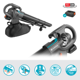 „Gardena“ akumuliatorinis siurblys/pūstuvas „PowerJet Collect 18V P4A“ rinkinys