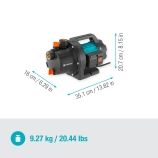 „Gardena“ sodo siurblys 3000/4 rinkinys