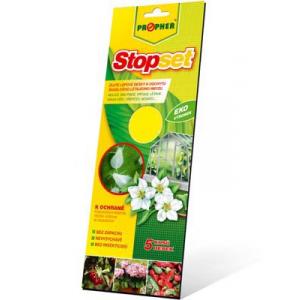 Stopset geltonos spalvos klijų plokštės