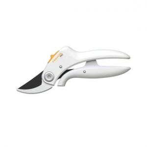 FISKARS baltos PowerLever™ žirklės su dviem ašmenimis P57, 1026916