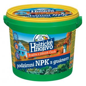 Hoštice npk trąšos su guana rudenį