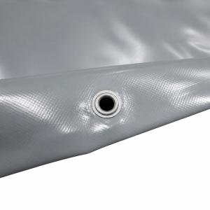 Pvc brezento danga pilka 900 g/m2