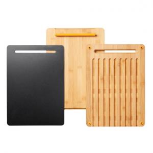Fiskars Functional Form bambukinių pjaustymo mentelių rinkinys 1057550
