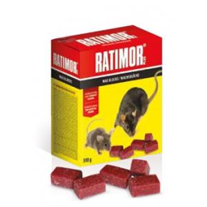 Ratimor bromadiolono parafino blokai