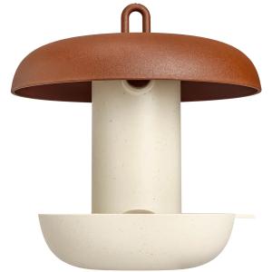 Lesyklė „Organic feeder silo“, kaštainiai rudi, 18 cm