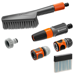 „Gardena Cleansystem“ rinkinys su minkštu rankiniu šepečiu S