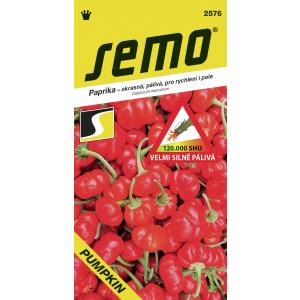 Sėklos Žalioji aštrioji paprika Moliūgas 15s SHU 120 000