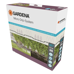 „Gardena“ „Micro-Drip-System“ pradedančiųjų rinkinys gyvatvorėms ir krūmams / 25 m
